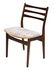 6)DANISH MID-CENTURY MODERN ROSEWOOD DINING CHAIRS - 2