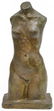 MODERN PLASTER FEMALE NUDE TORSO, JG 1968 - 2