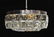 ITALIAN CRYSTAL AND METAL 7-LIGHT CHANDELIER