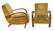 (PAIR) GOOD ITALIAN ART DECO LOUNGE ARM CHAIRS - 2