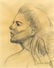 CHARLES UMLAUF(1911-1994)CHARCOAL PORTRAIT, A LADY - 2