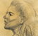 CHARLES UMLAUF(1911-1994)CHARCOAL PORTRAIT, A LADY - 4
