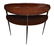 ITALIAN DESIGN ROSEWOOD DEMILUNE CONSOLE TABLE - 2