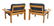 (2) DANISH MODERN DESIGN OAK OPEN ARMCHAIRS, 1970S - 3