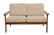 DANISH MID-CENTURY MODERN TEAK OPEN ARM SOFA - 2