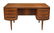 DANISH MID-CENTURY MODERN ROSEWOOD PEDESTAL DESK - 2
