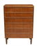 DANISH MID-CENTURY MODERN TEAK CHEST OF DRAWERS