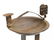 FRENCH IRON STANDING ASH TRAY, 20TH CENTURY