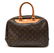 LOUIS VUITTON 'DEAUVILLE' MONOGRAM CANVAS HANDBAG - 2