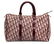 CHRISTIAN DIOR 'BOSTON' RED MONOGRAM CANVAS BAG - 2