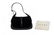 GUCCI BLACK SUEDE AND LEATHER SHOULDER BAG