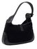 GUCCI BLACK SUEDE AND LEATHER SHOULDER BAG - 2