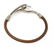 HERMES JUMBO BROWN LEATHER CORD BRACELET - 2