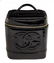 CHANEL BLACK PATENT LEATHER COSMETIC BAG - 2