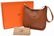 HERMES 'EVELYNE GM' TAN LEATHER SADDLE BAG C.1999