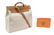 HERMES 'HERBAG GM' CHANGABLE CANVAS SHOULDER BAG