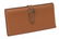 HERMES 'BEARN' CIGARE BROWN EPSOM LEATHER WALLET