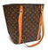 LOUIS VUITTON 'SAC PM' MONOGRAM SHOPPING TOTE BAG