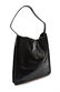 COACH BLACK LEATHER SINGLE STRAP TOTE BAG - 2