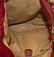 GUCCI RED LEATHER & BAMBOO SHOULDER TOTE BAG - 5
