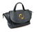 GUCCI 1973 NAVY LEATHER TOP HANDLE HANDBAG