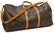 LOUIS VUITTON MONOGRAM 'KEEPALL 60' DUFFLE W/STRAP