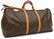 LOUIS VUITTON MONOGRAM 'KEEPALL 60' DUFFLE W/STRAP - 2