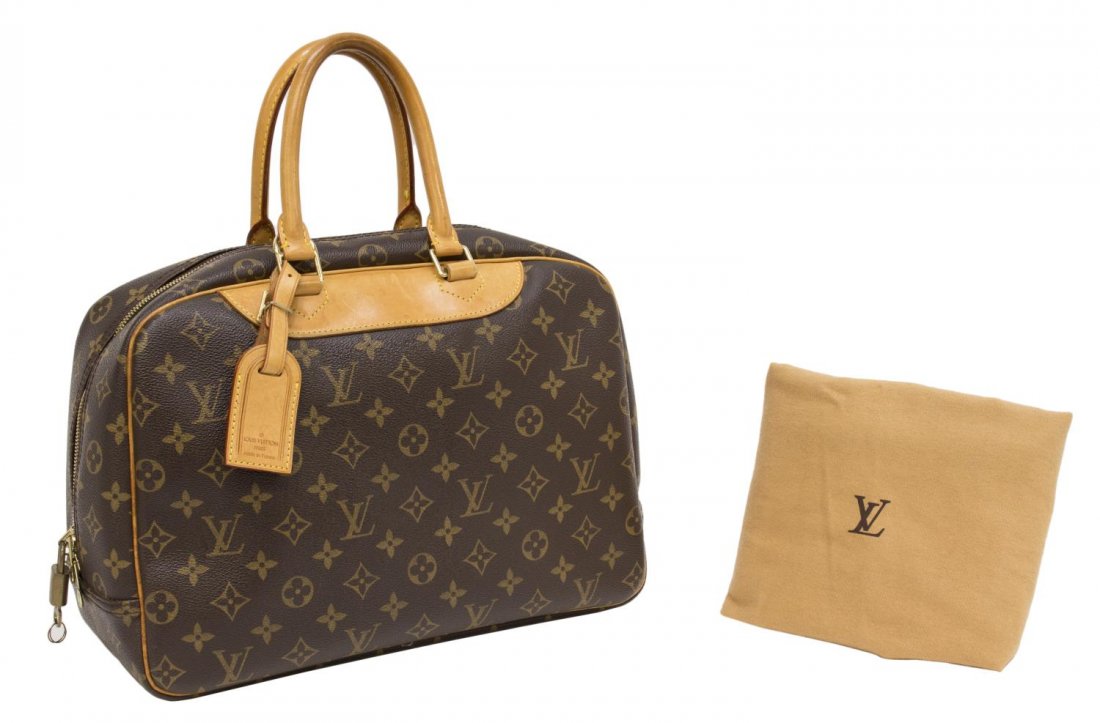 LOUIS VUITTON 'DEAUVILLE' MONOGRAM CANVAS HAND BAG (1 of 5)