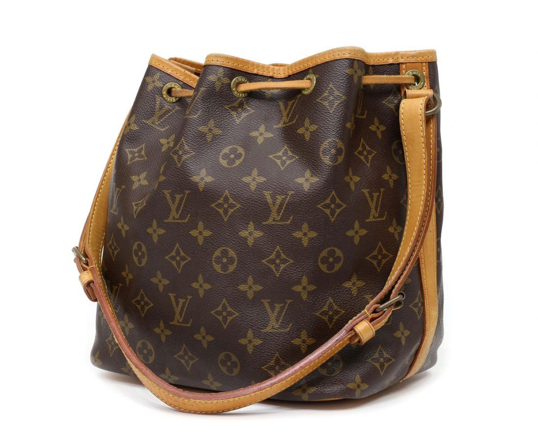LOUIS VUITTON 'PETIT NOE' MONOGRAM DRAWSTRING BAG (1 of 4)