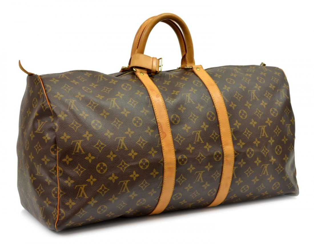 LOUIS VUITTON 'KEEPALL 55' MONOGRAM DUFFLE BAG (1 of 5)