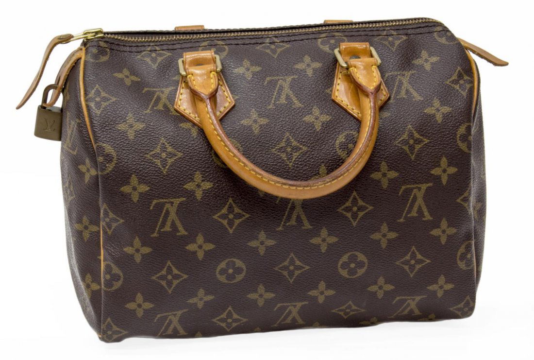 LOUIS VUITTON 'SPEEDY 25' MONOGRAM CANVAS HANDBAG (1 of 4)