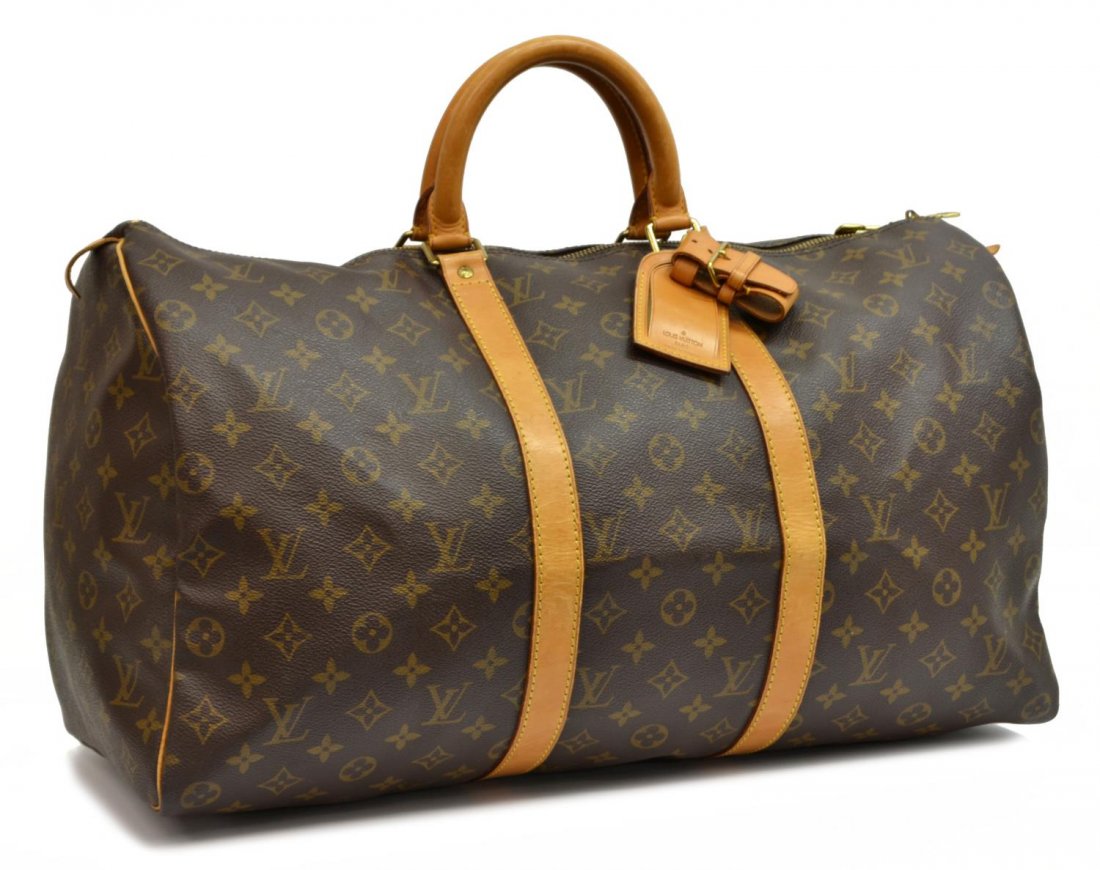 LOUIS VUITTON MONOGRAM 'KEEPALL 50' DUFFLE BAG (1 of 5)