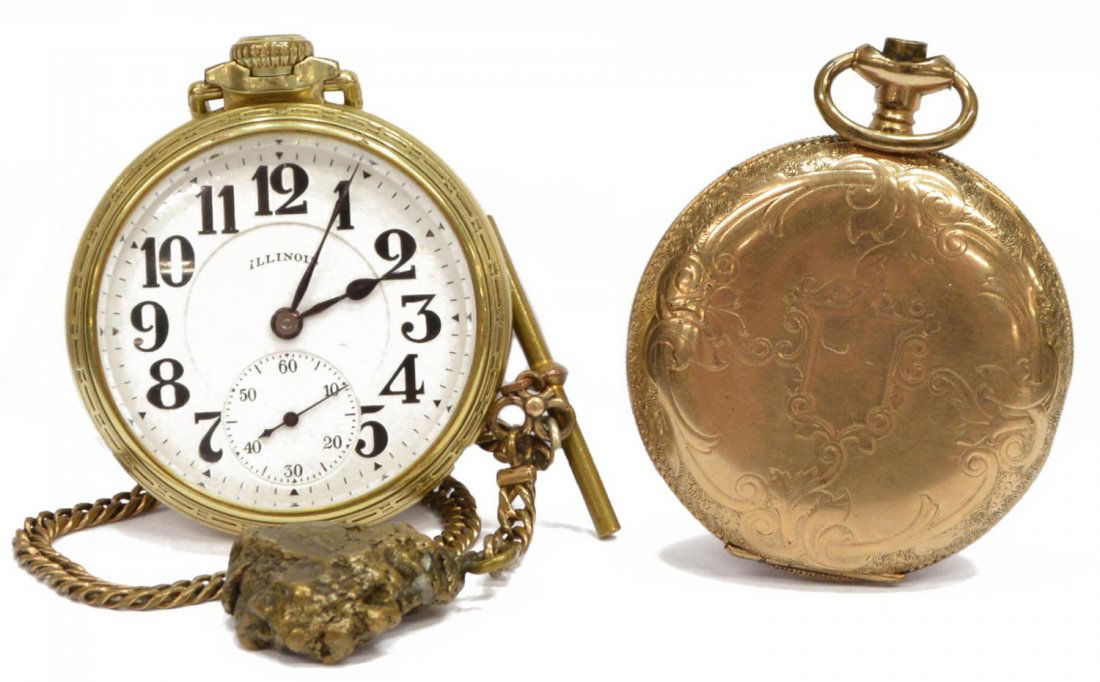 (2) ESTATE POCKET WATCHES ILLINOIS BUNN SPECIAL DR (1 of 10)