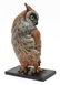 CARL KAUBA (1865-1922) SCARCE PAINTED BRONZE OWL - 6