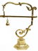 LARGE VINTAGE GILT BRASS BALANCE SCALE - 2
