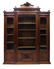 FRENCH HENRI II STYLE CARVED BOOKCASE, 19TH C. - 2