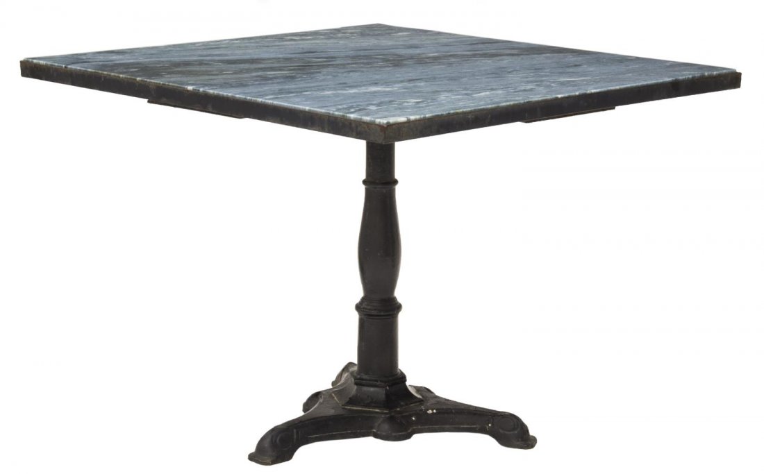 'AZUL DO MAR' QUARTZITE & IRON DINING TABLE (1 of 3)