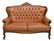 ITALIAN BAROQUE STYLE LEATHER SETTEE, 20TH CENTURY - 2