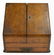 (2) ENGLISH MAHOGANY LAP DESK & OAK LETTER BOX - 2
