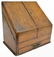 (2) ENGLISH MAHOGANY LAP DESK & OAK LETTER BOX - 3