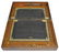 (2) ENGLISH MAHOGANY LAP DESK & OAK LETTER BOX - 9