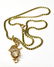 LADIES ESTATE 14KT GOLD DIAMOND NUGGET PENDANT - 2