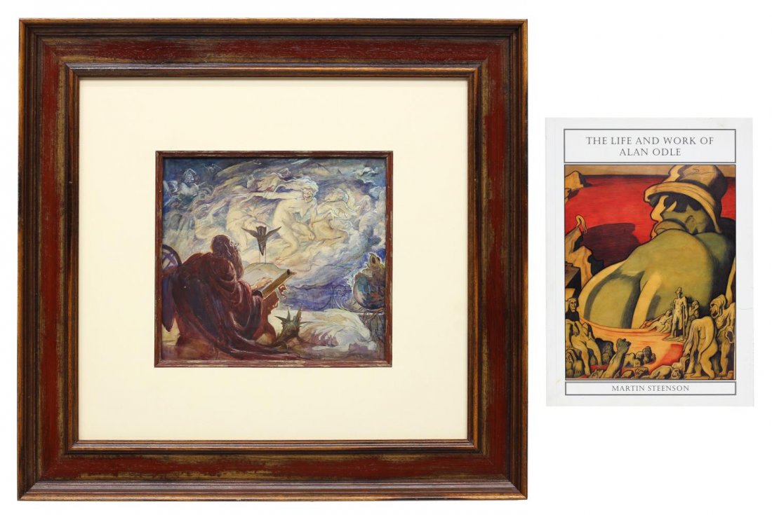 ALAN ODLE (1888-1948) ATTRIB., WATERCOLOR (1 of 10)