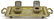 (2) ORNATE GILT BRASS DOUBLE INKSTAND & BLOTTER - 3