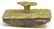 (2) ORNATE GILT BRASS DOUBLE INKSTAND & BLOTTER - 5