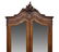 LOUIS XV STYLE CARVED & MIRRORED ARMOIRE, 19TH C - 3