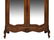 LOUIS XV STYLE CARVED & MIRRORED ARMOIRE, 19TH C - 4