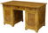 DANISH BIEDERMEIER BIRDSEYE BIRCH PEDESTAL DESK - 2