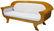 DANISH BIEDERMEIER FIGURED WOOD SOFA, C. 1900