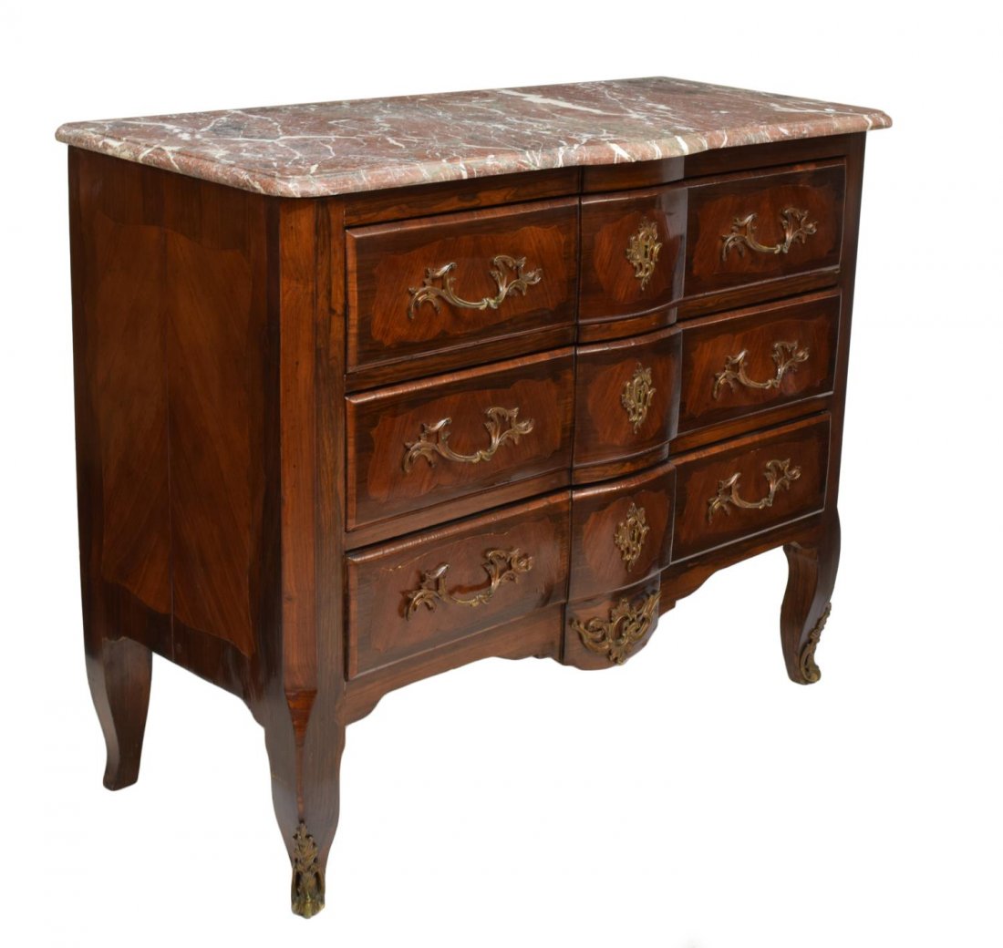 FRENCH LOUIS XV STYLE COMMODE (1 of 4)
